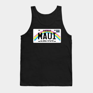 Maui license plate Tank Top